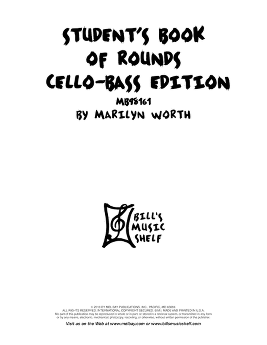 Student's Book of Rounds: Cello-Bass Edition
