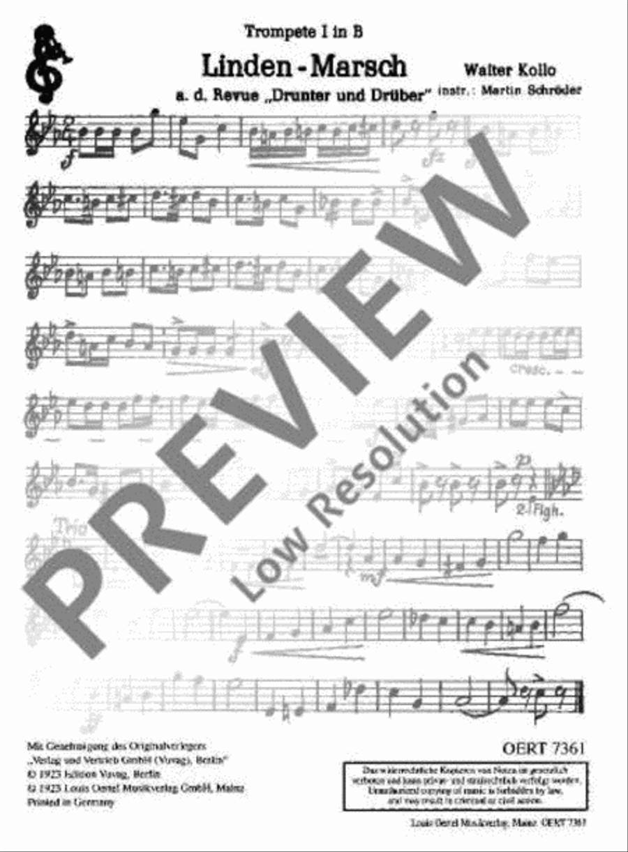 Linden-Marsch Concert Band scores gallery preview page 21