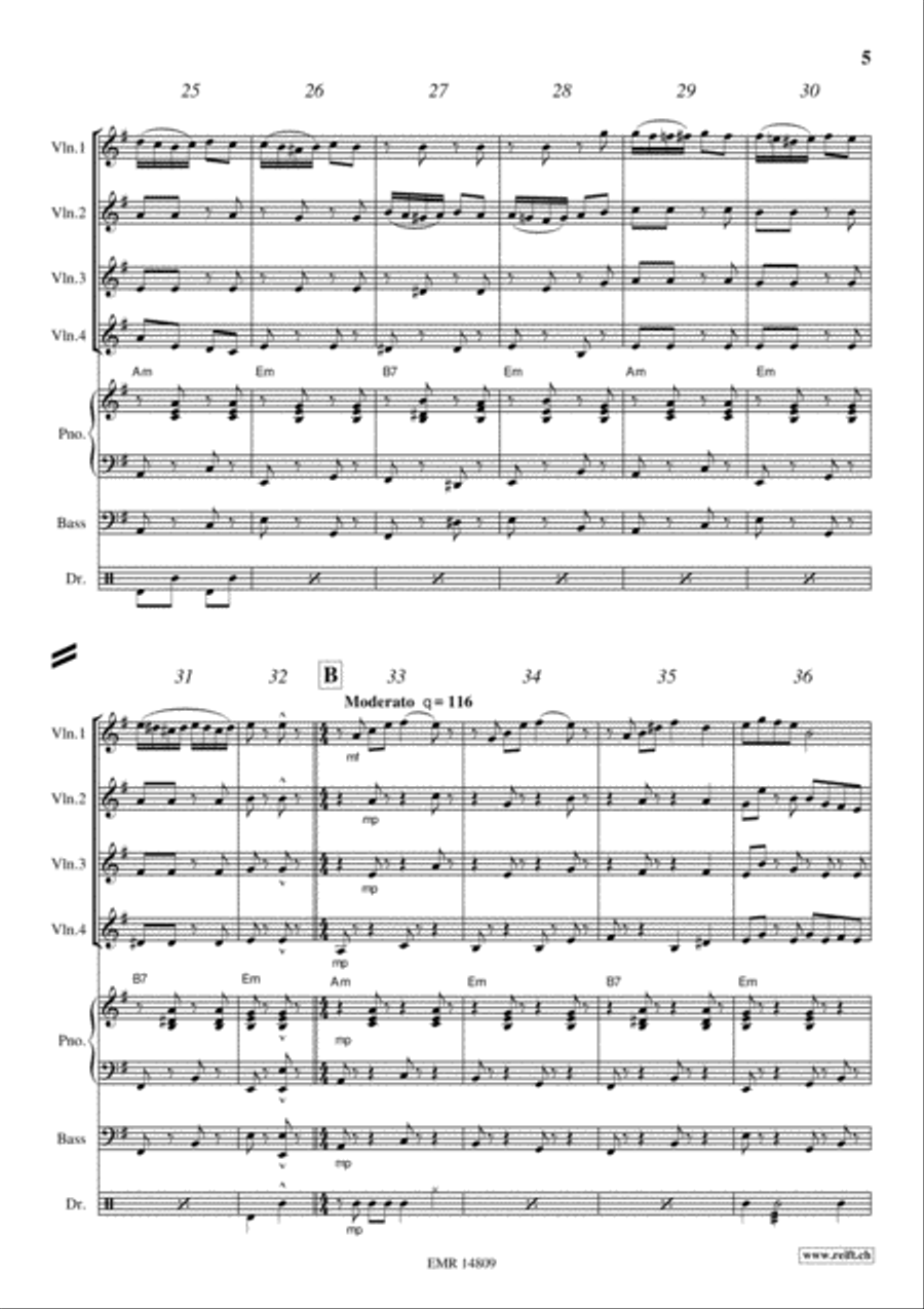 Russian Gipsy Song Violin scores gallery preview page 5