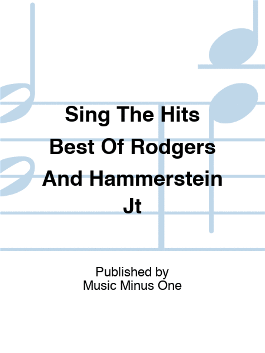 Sing The Hits Best Of Rodgers And Hammerstein Jt Play Along scores gallery preview page 1