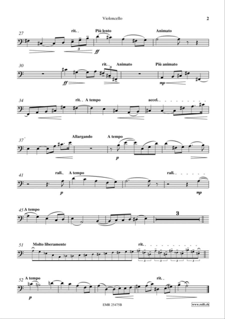 Adagio Cello scores gallery preview page 3