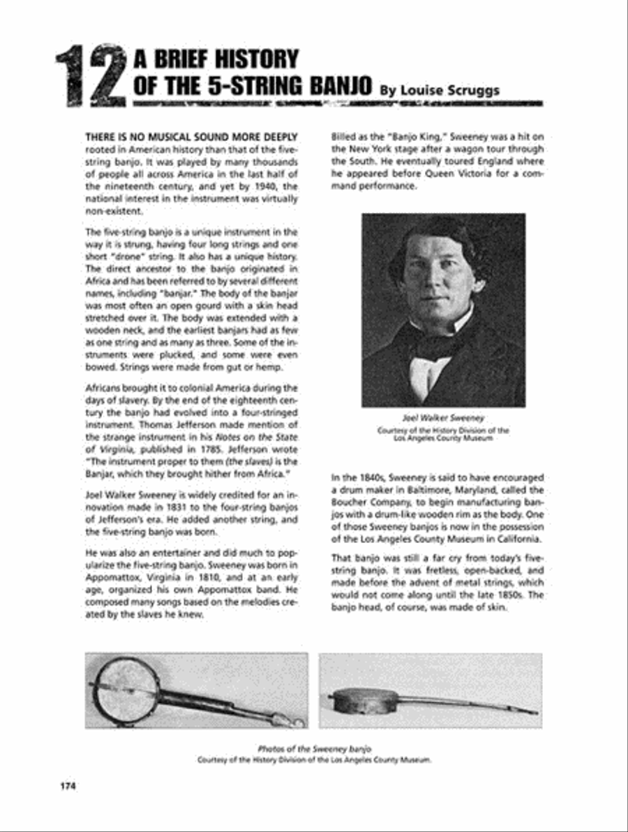 Earl Scruggs and the 5-String Banjo Guitar Tablature scores gallery preview page 7