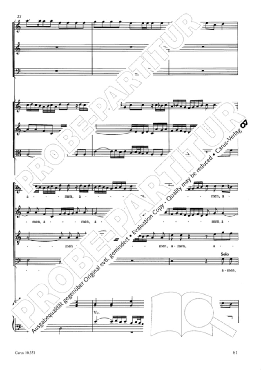 Magnificat Magnificat 4-Part scores gallery preview page 62