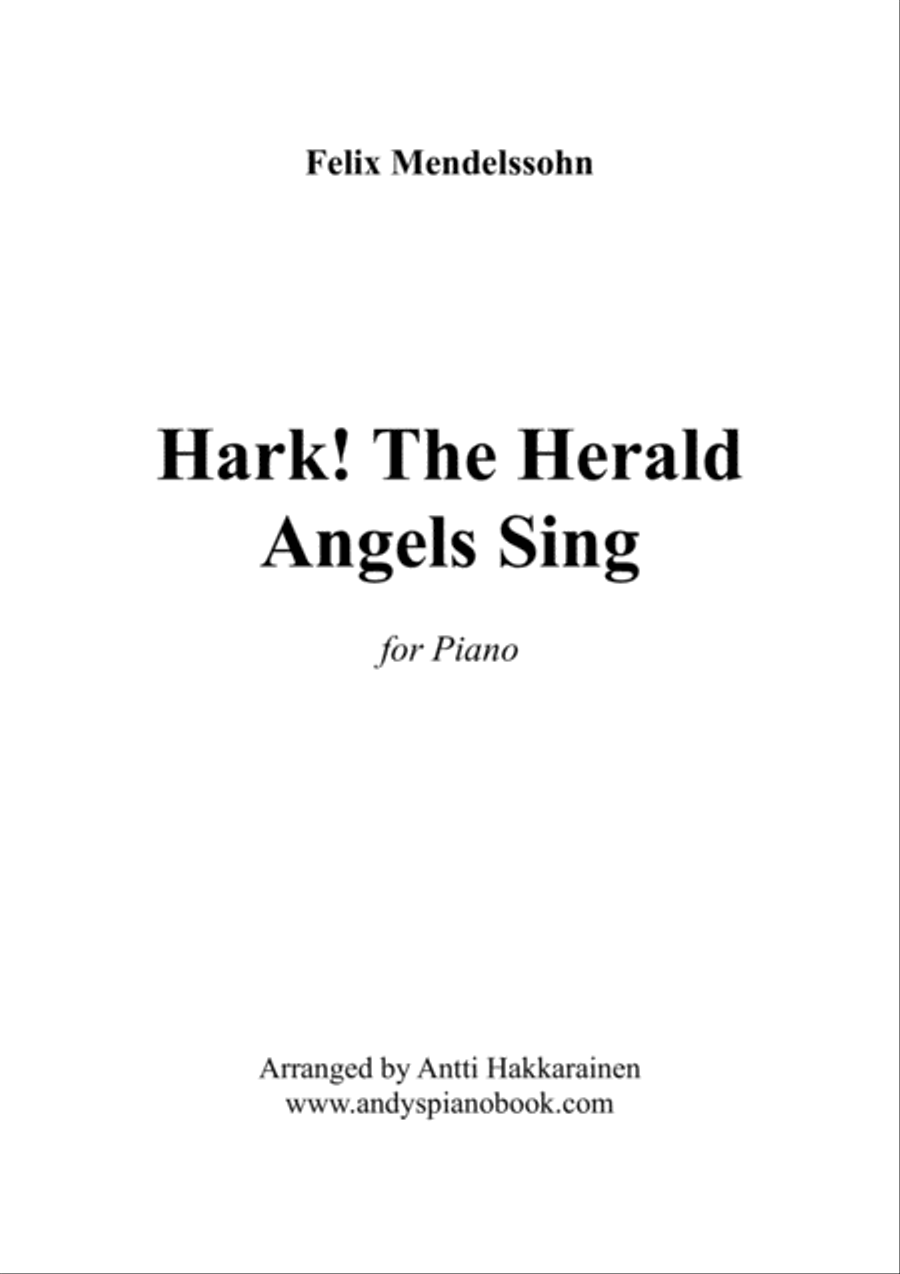 Hark! The Herald Angels Sing - Piano (Intermediate) Piano Solo scores gallery preview page 1