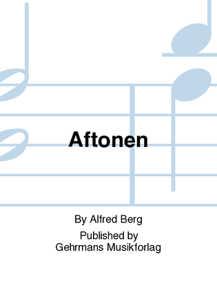 Book cover for Aftonen