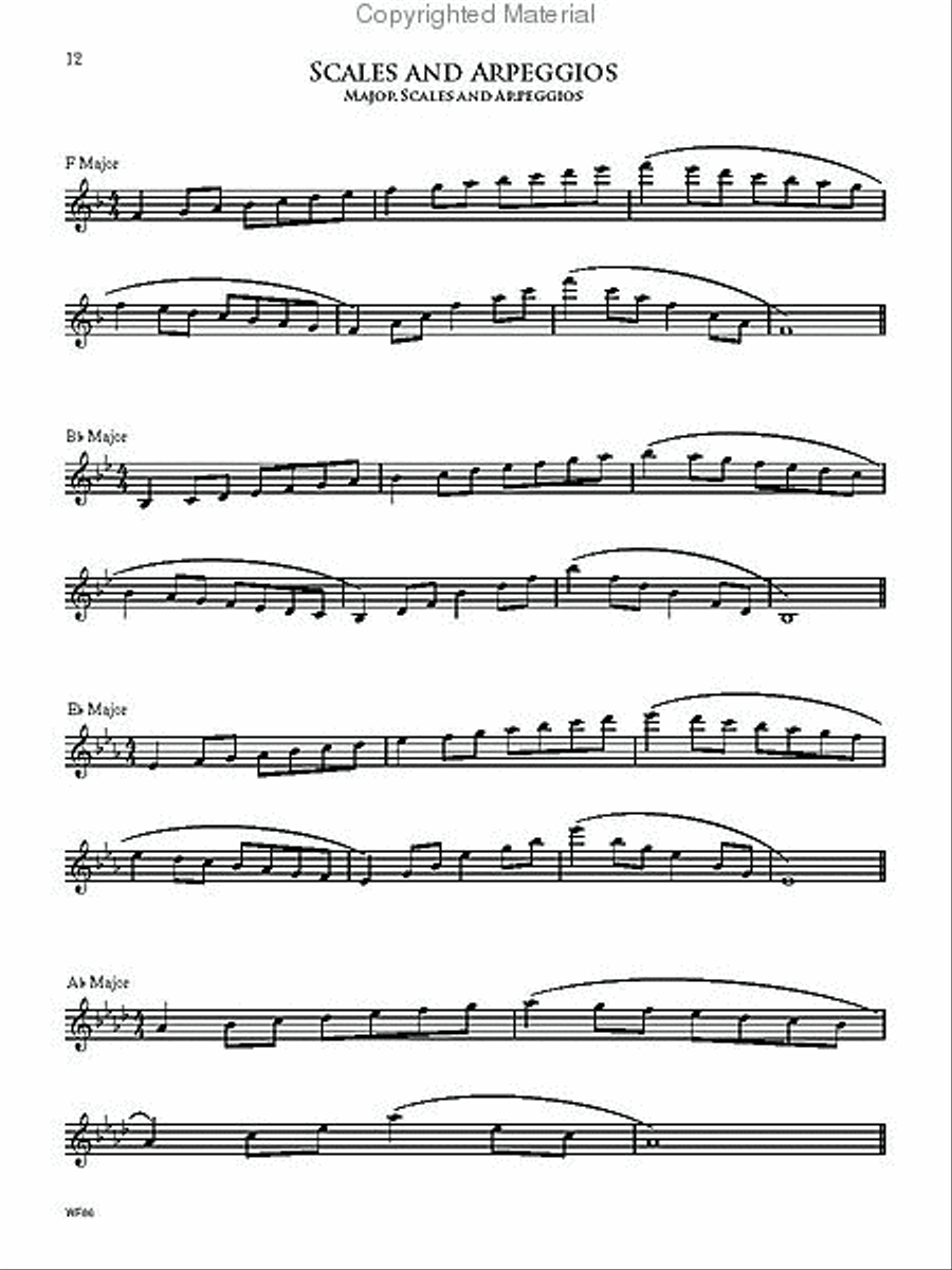 Protocol: a Guide to the Collegiate Audition Process for Alto Saxophone Alto Saxophone scores gallery preview page 2