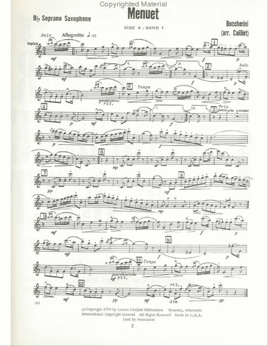 Music for Saxophone Quartet Saxophone Quartet scores gallery preview page 2