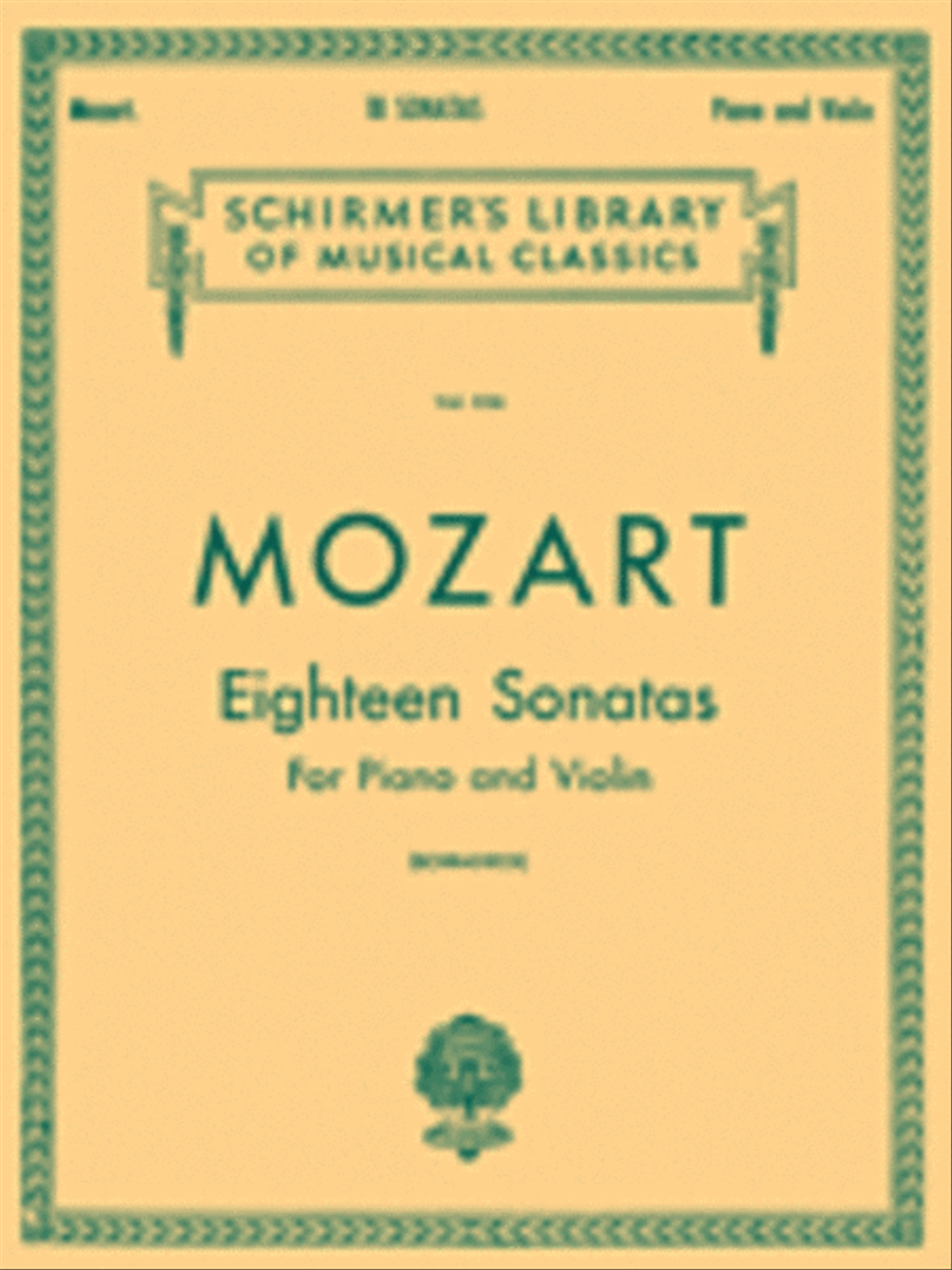 18 Sonatas Violin Solo scores gallery preview page 1