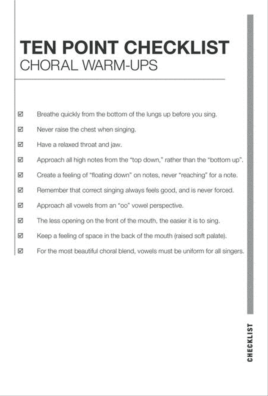 Quick-Start Choral Warm-Ups - Singer Edition 4-Part scores gallery preview page 3