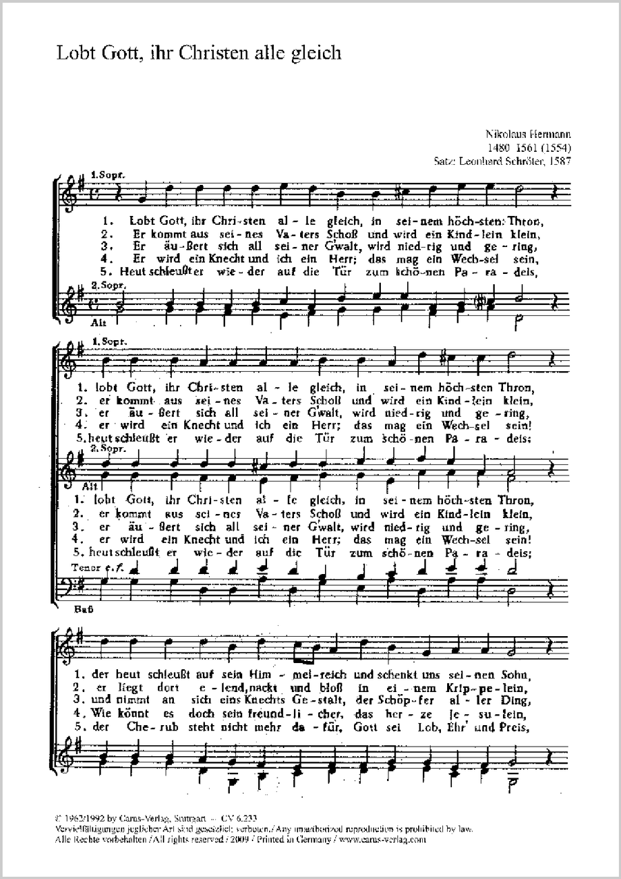 Praise God, ye Christians