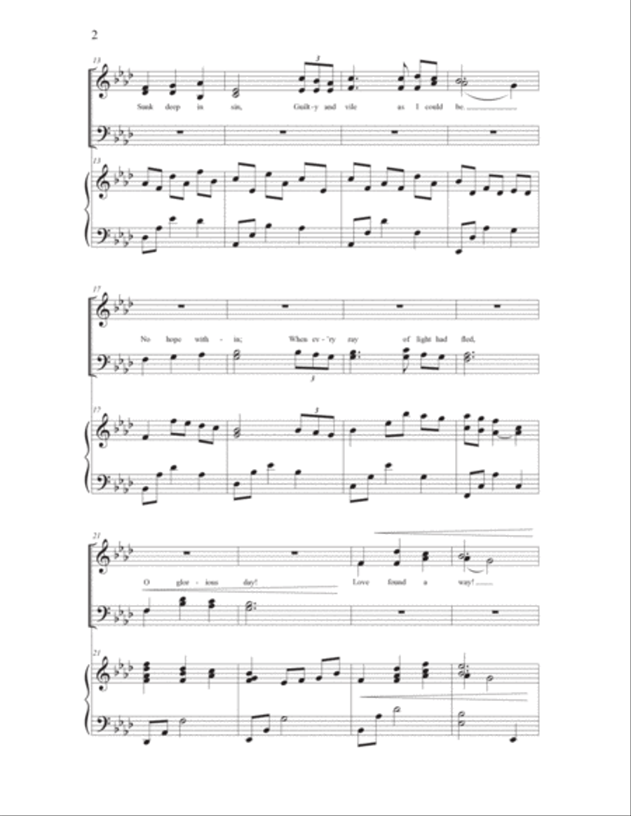 Love Found a Way 4-Part scores gallery preview page 2