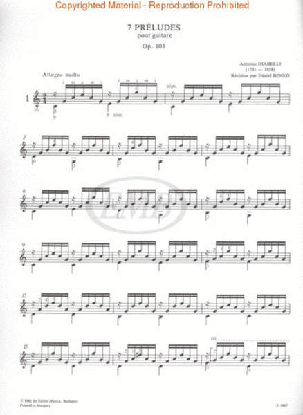 Seven Preludes Op. 103