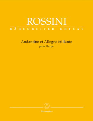 Book cover for Andantino et Allegro brillante pour Harpe