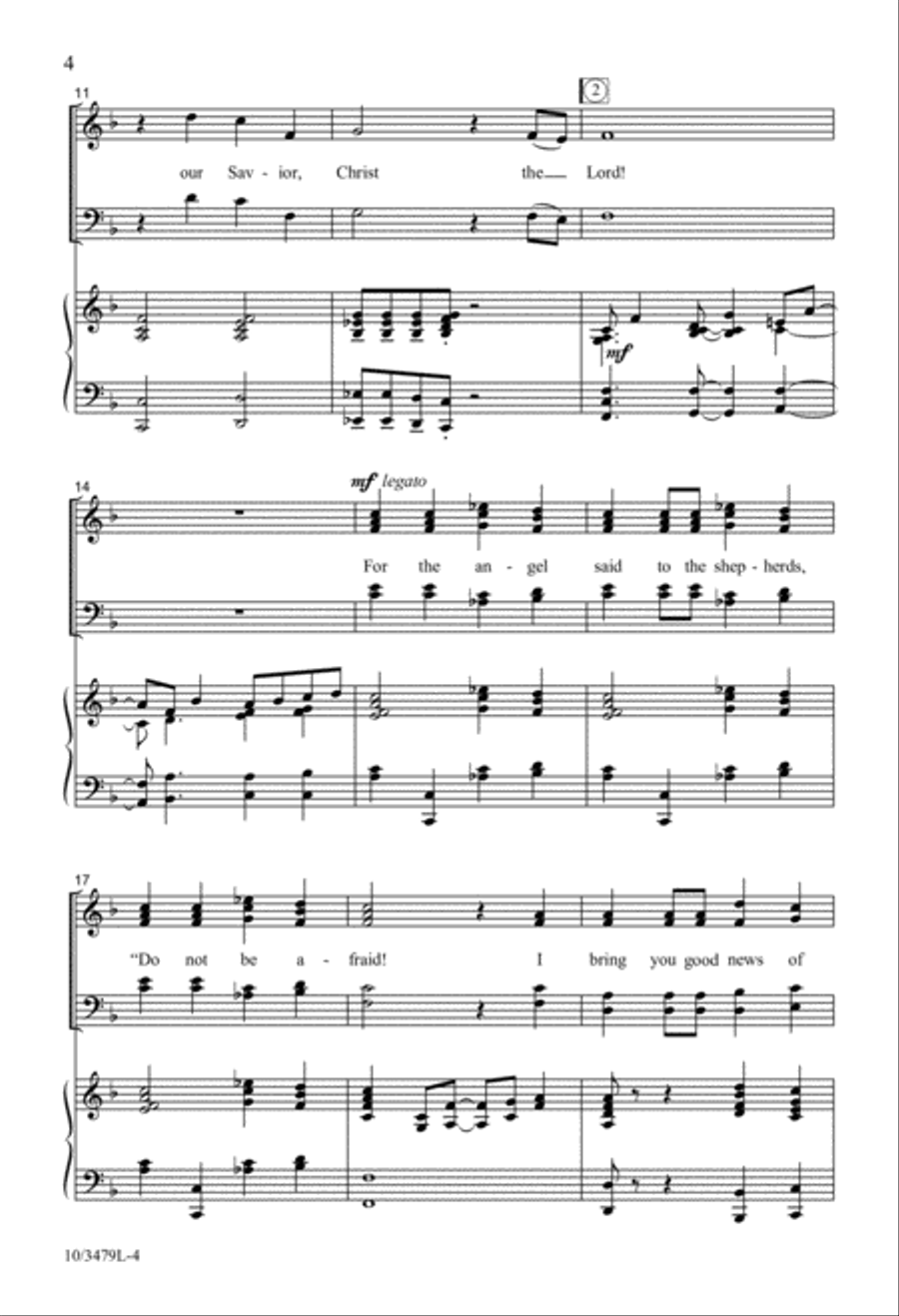 Glory to God in the Highest 4-Part scores gallery preview page 2