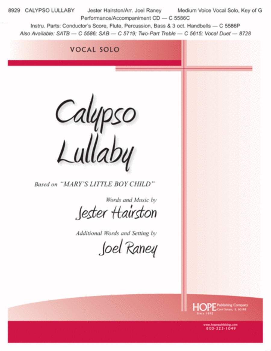 Calypso Lullaby Handbell Choir scores gallery preview page 1