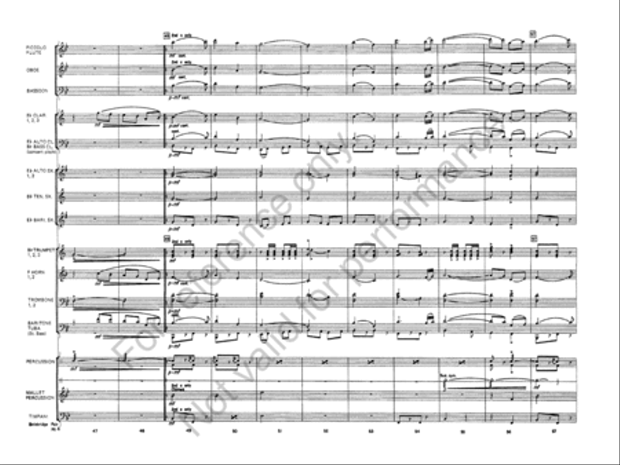 Bainbridge Fair Concert Band scores gallery preview page 7