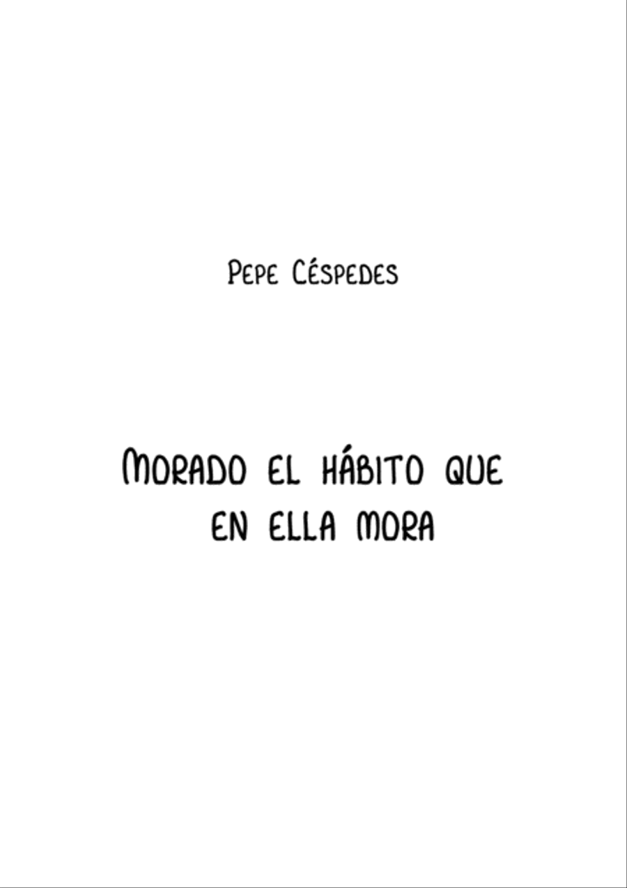 Morado el hábito que en ella mora Jazz Ensemble scores gallery preview page 1