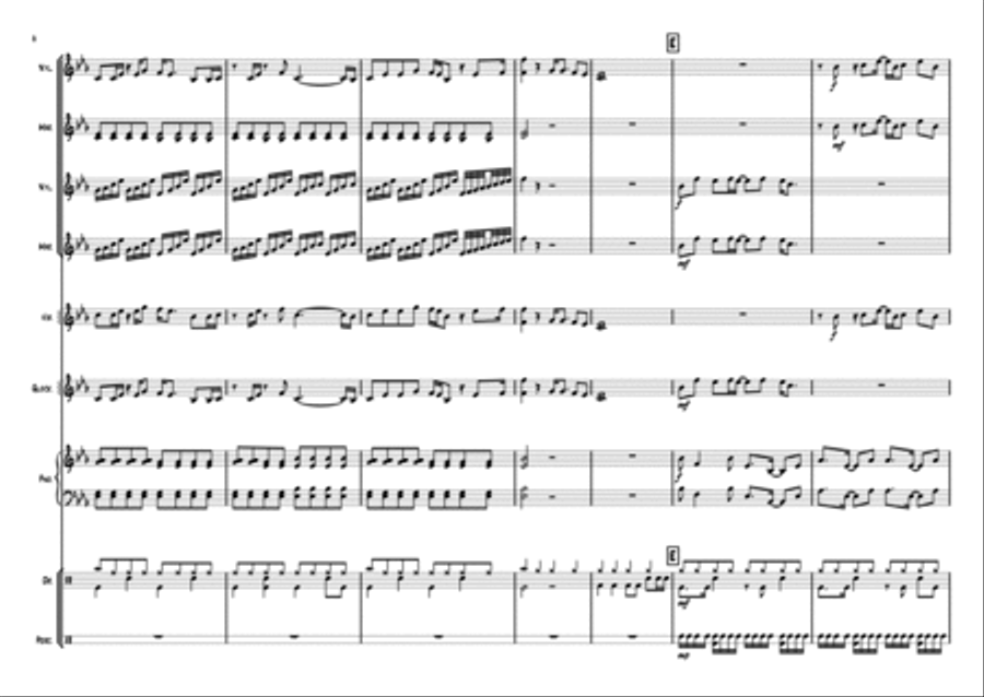 Fireflies Percussion Ensemble scores gallery preview page 6