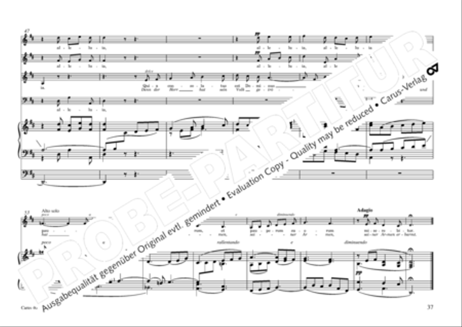 Oratorio de Noel (Weihnachtsoratorium) 4-Part scores gallery preview page 38