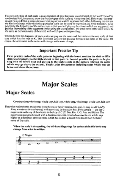 Guitar Scale Dictionary Qwikguide