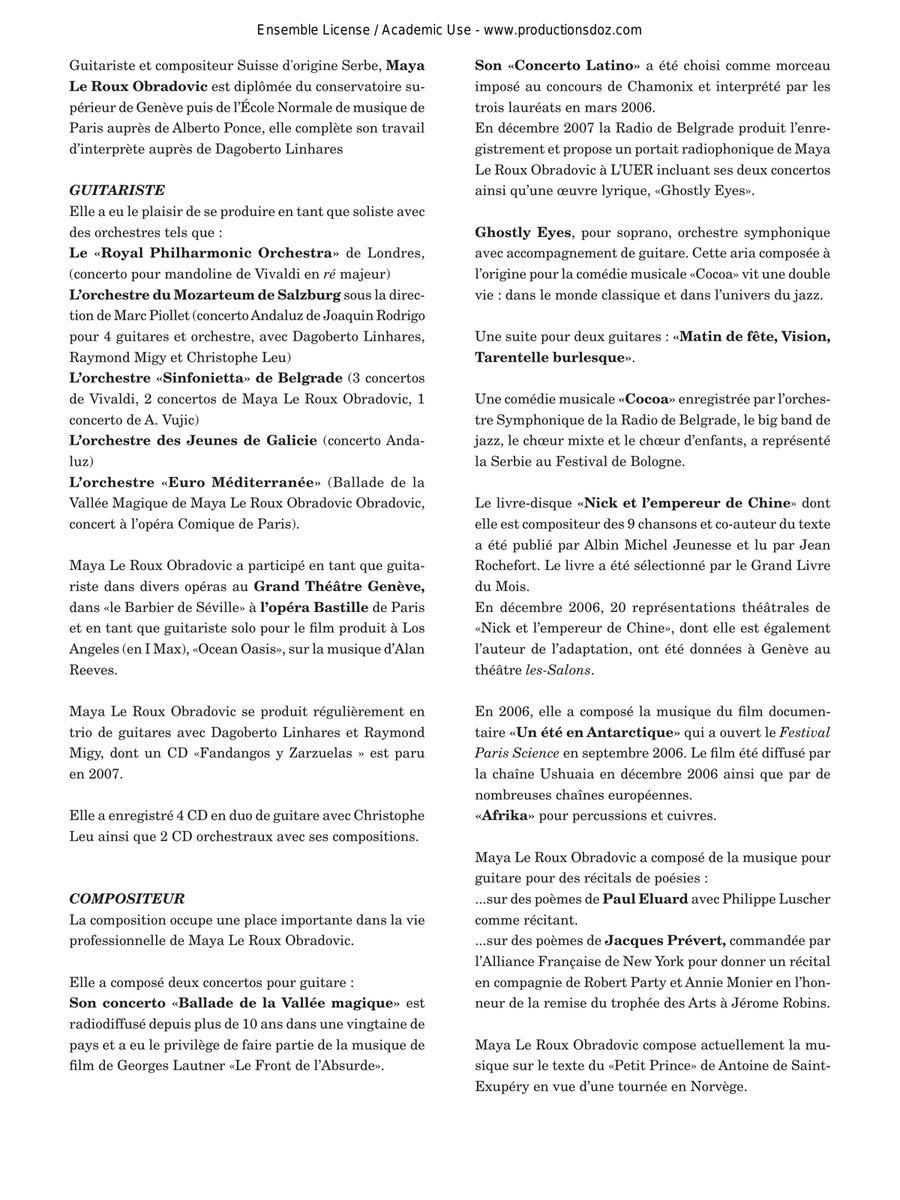 Concerto Latino Orchestra - Digital Sheet Music page 2