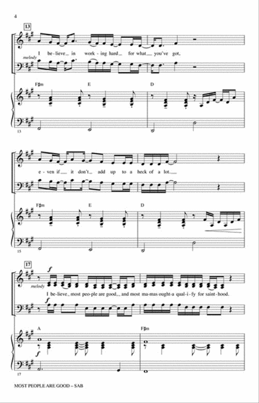 Most People Are Good 3-Part scores gallery preview page 4