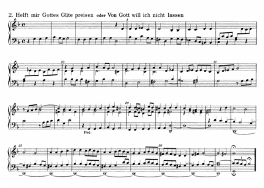 44 Choräle zum Präambulieren Organ scores gallery preview page 2