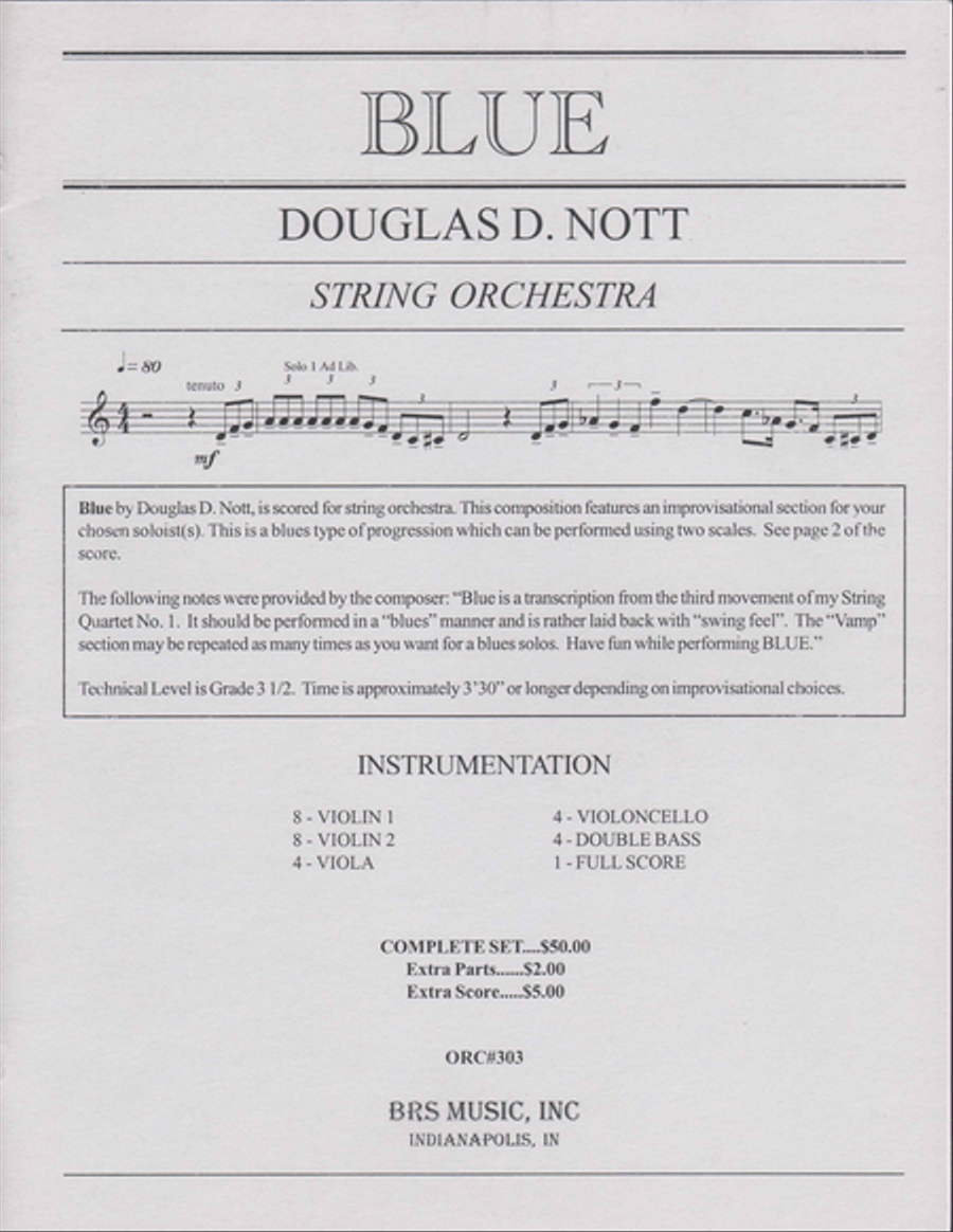 Blue String Orchestra scores gallery preview page 1