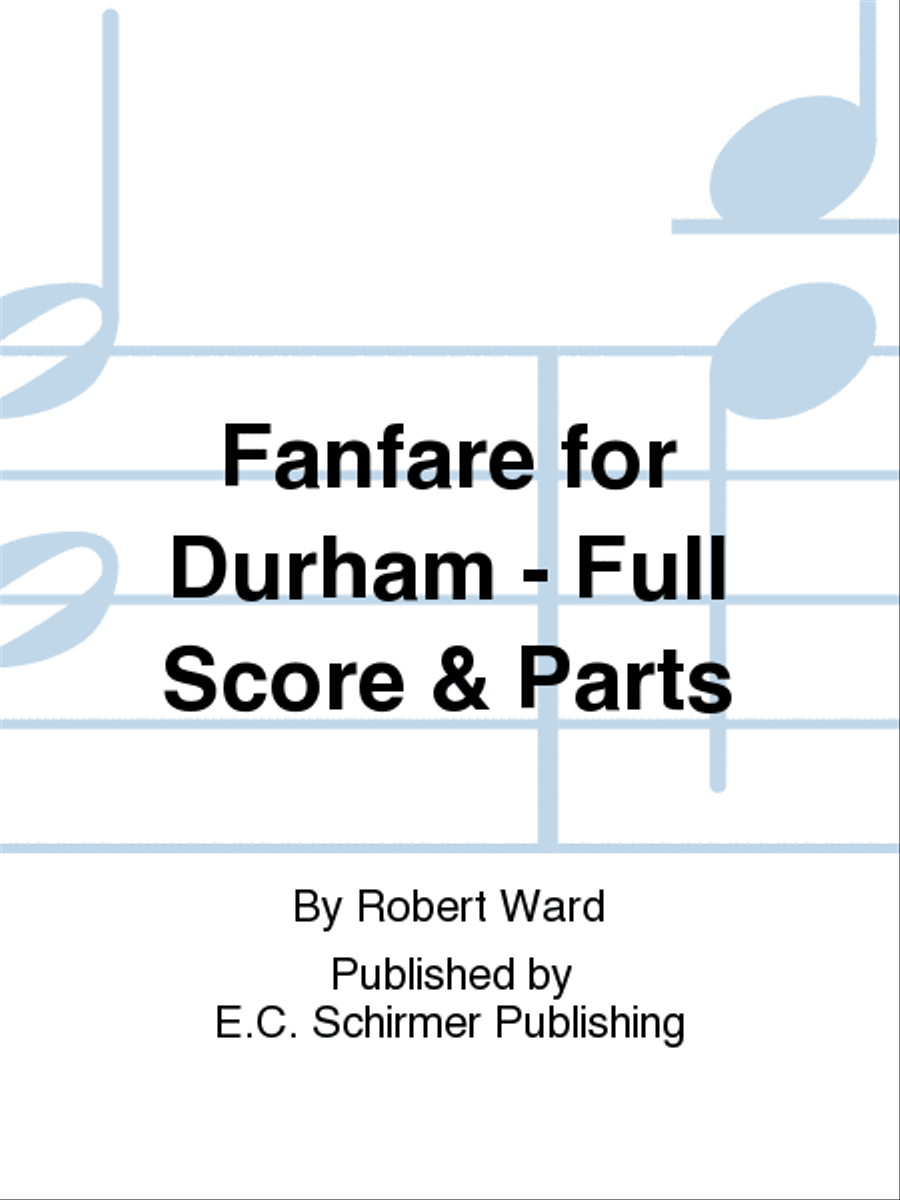 Fanfare for Durham (Long Version) Brass Ensemble scores gallery preview page 1