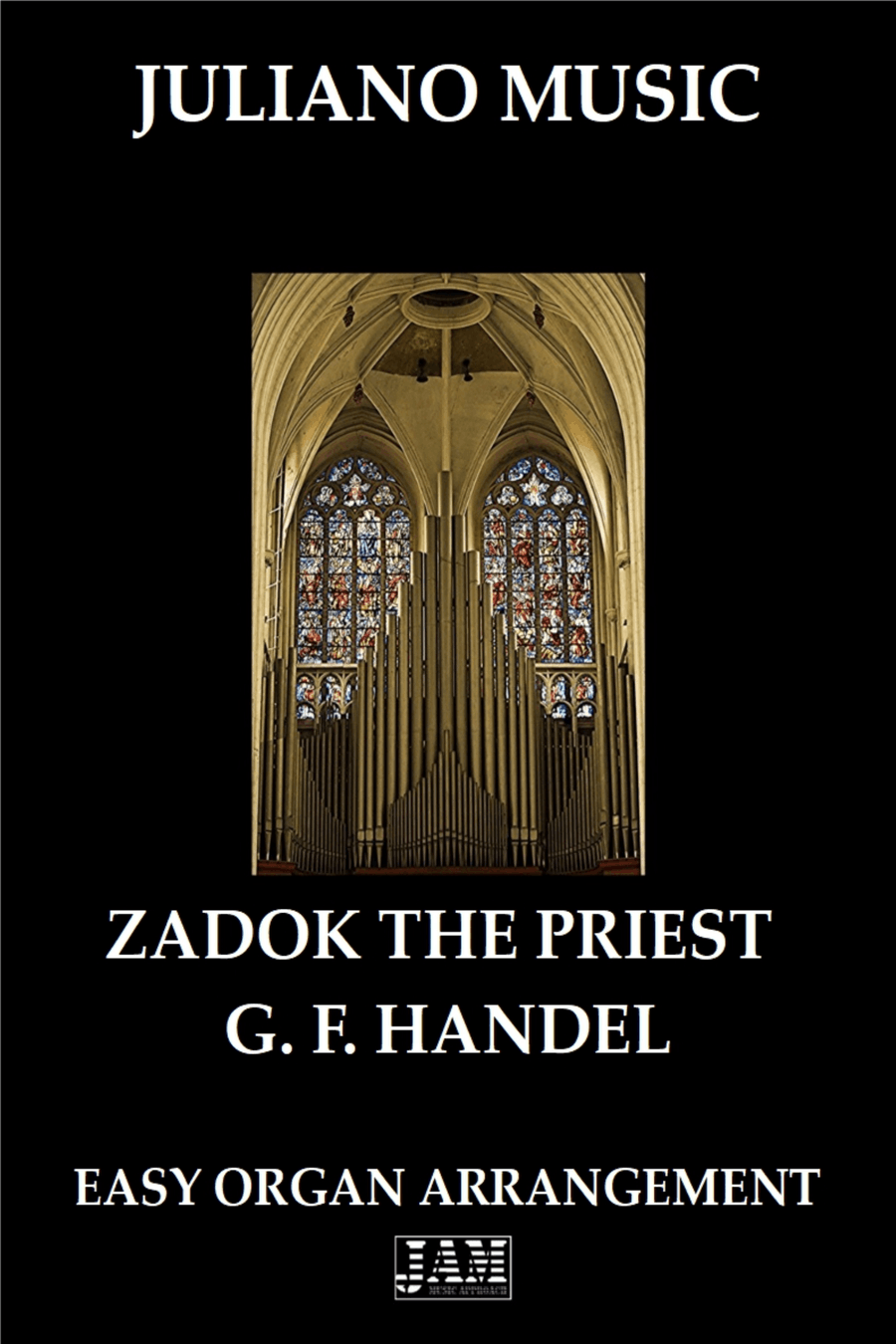 ZADOK THE PRIEST (EASY ORGAN) - G. F. HANDEL Organ Solo scores gallery preview page 1