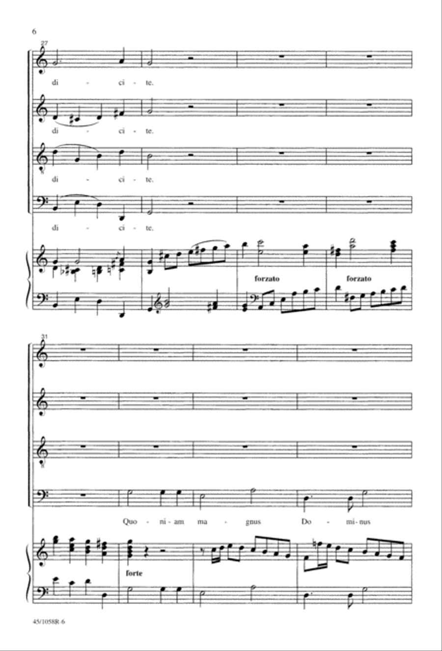 Cantate Domino 4-Part scores gallery preview page 8