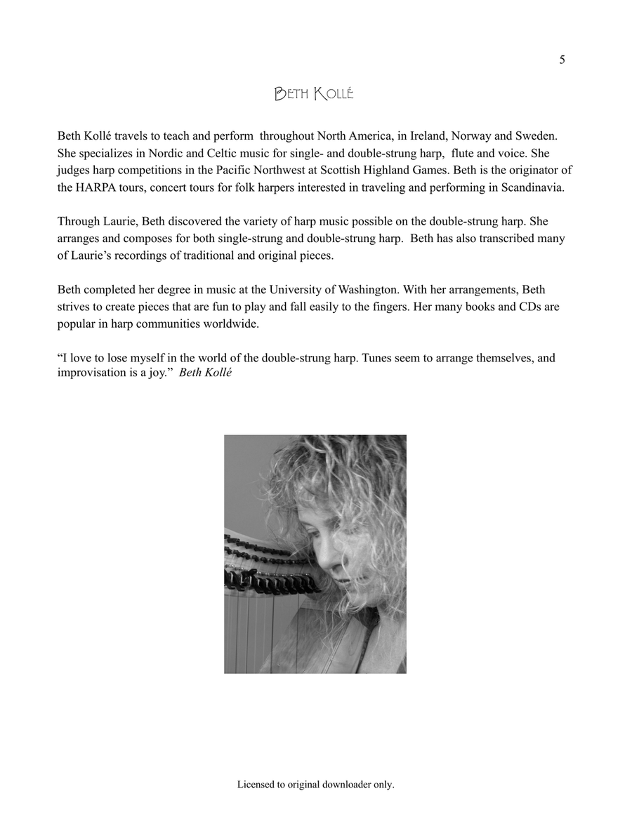 The Double-Strung Harp Beginner's Book Harp scores gallery preview page 6