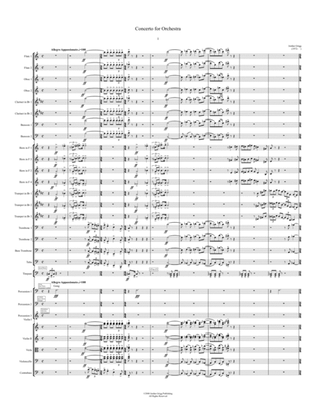 Concerto for Orchestra Score and Parts