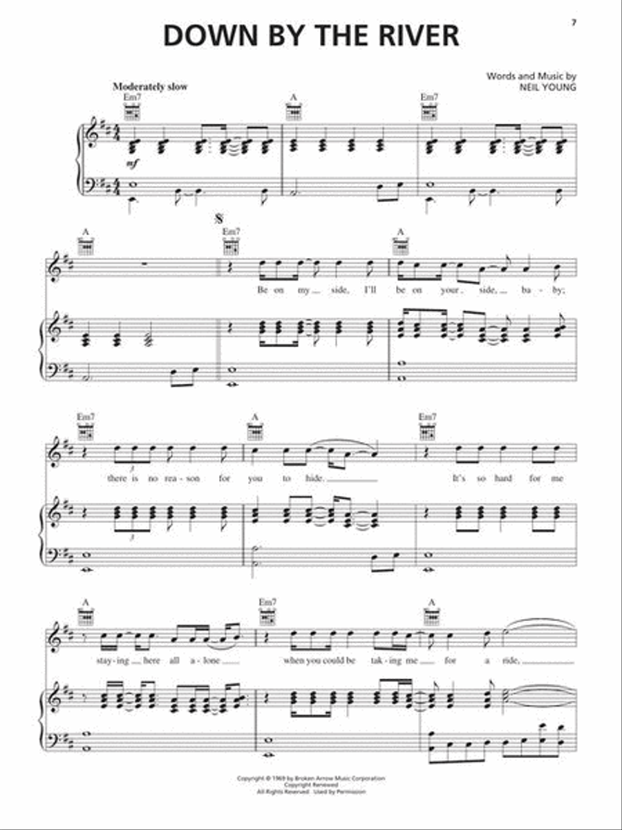 Neil Young – Greatest Hits Piano, Vocal, Guitar scores gallery preview page 7
