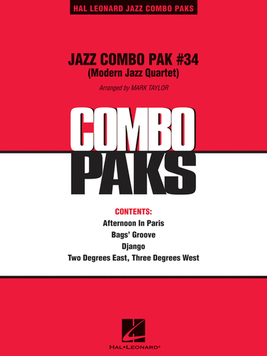 Jazz Combo Pak #34 (Modern Jazz Quartet) image number null
