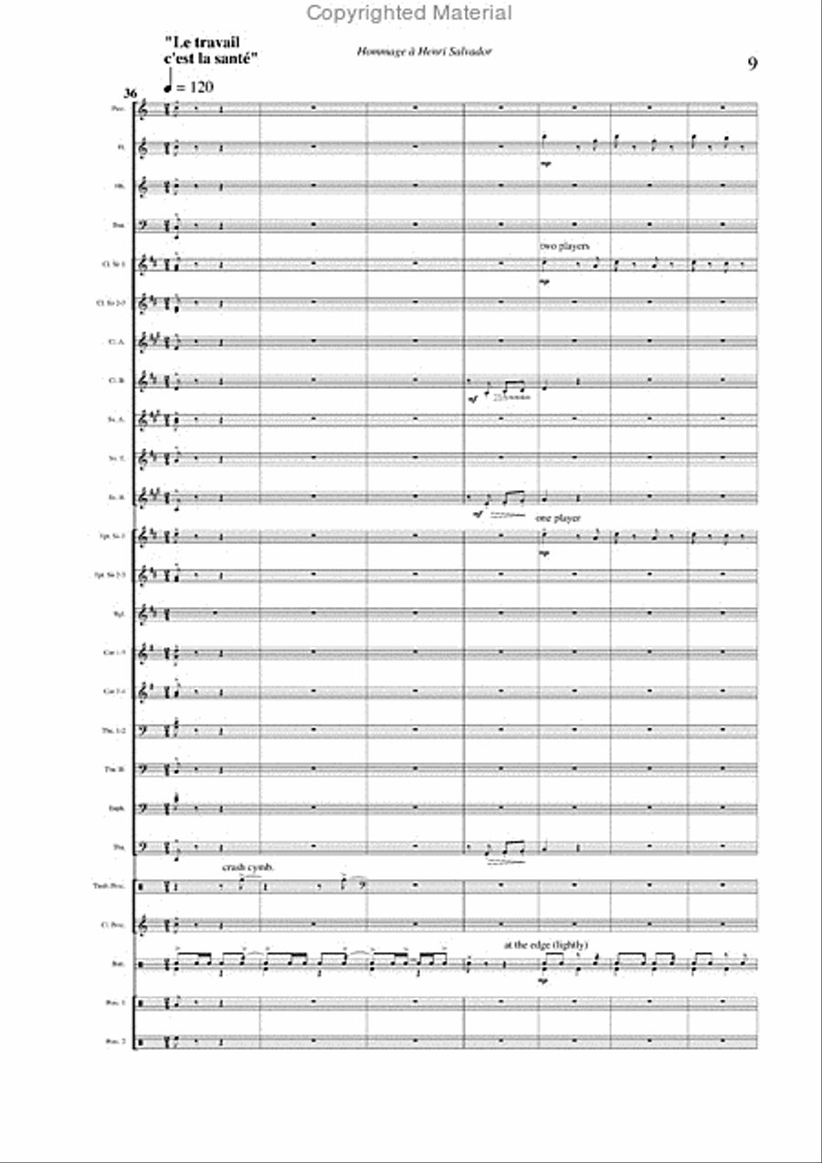 Salvador Medley Concert Band scores gallery preview page 7