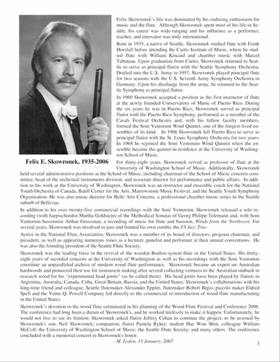 Sonata in A Minor for Flute (unaccompanied) Woodwind Duet scores gallery preview page 3
