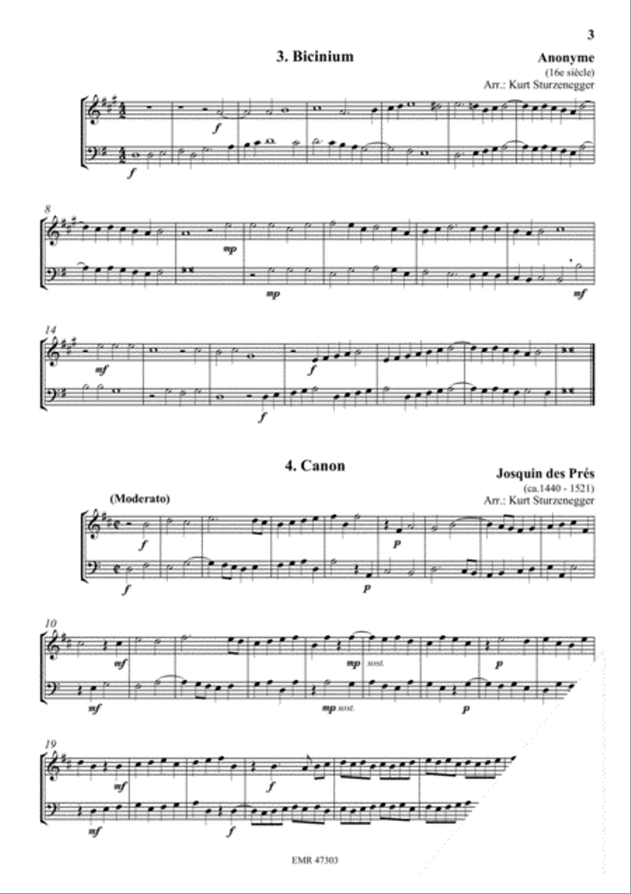 12 Duets from The Old Masters Trombone scores gallery preview page 4