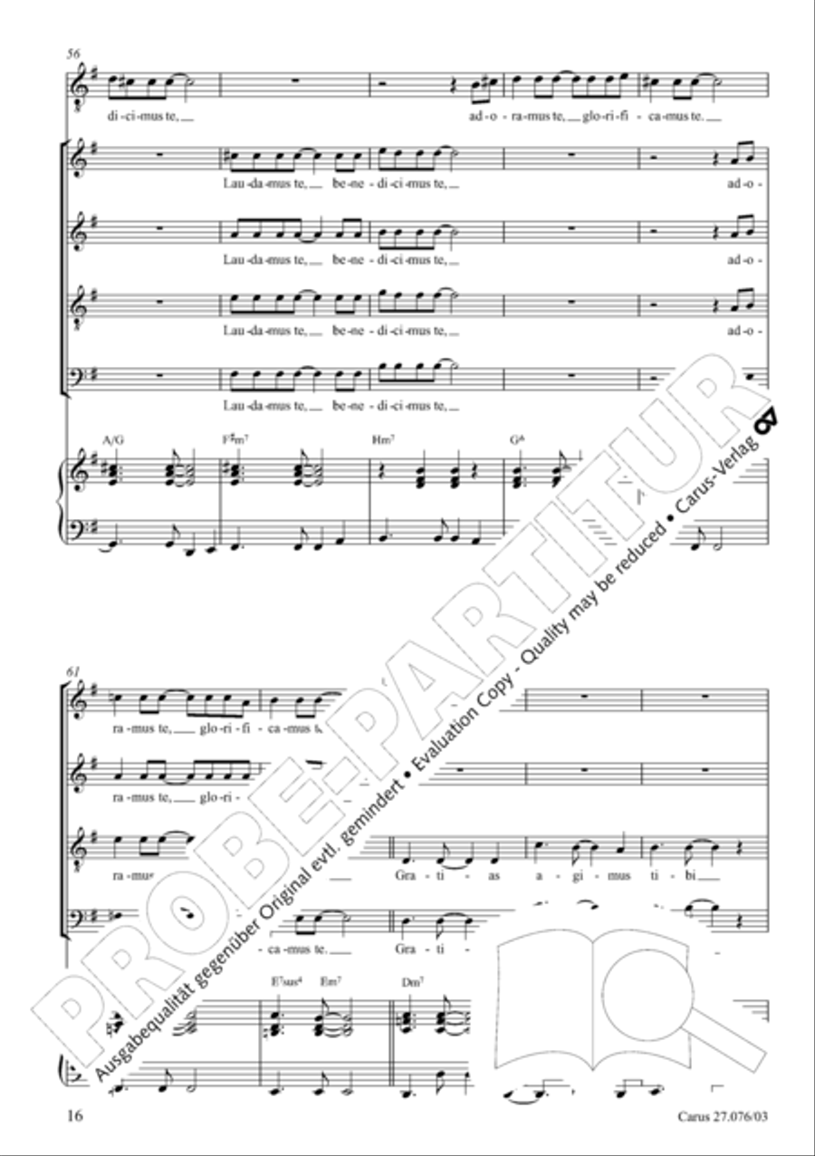 Missa in tempore incerto Missa in tempore incerto 4-Part scores gallery preview page 17