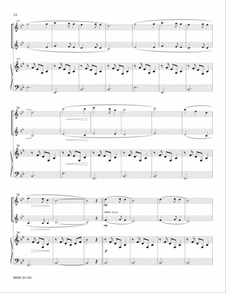 Silent Night Silent Night Clarinet scores gallery preview page 4