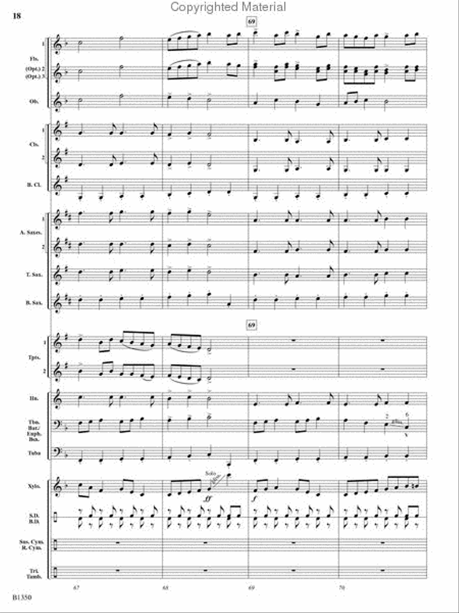 Flutopia Concert Band scores gallery preview page 17