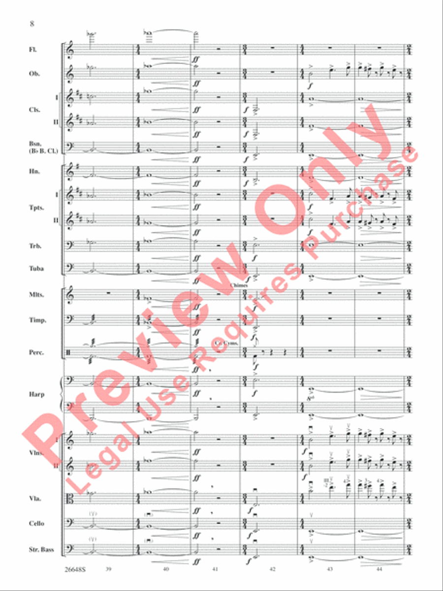 Superman Returns Full Orchestra scores gallery preview page 9