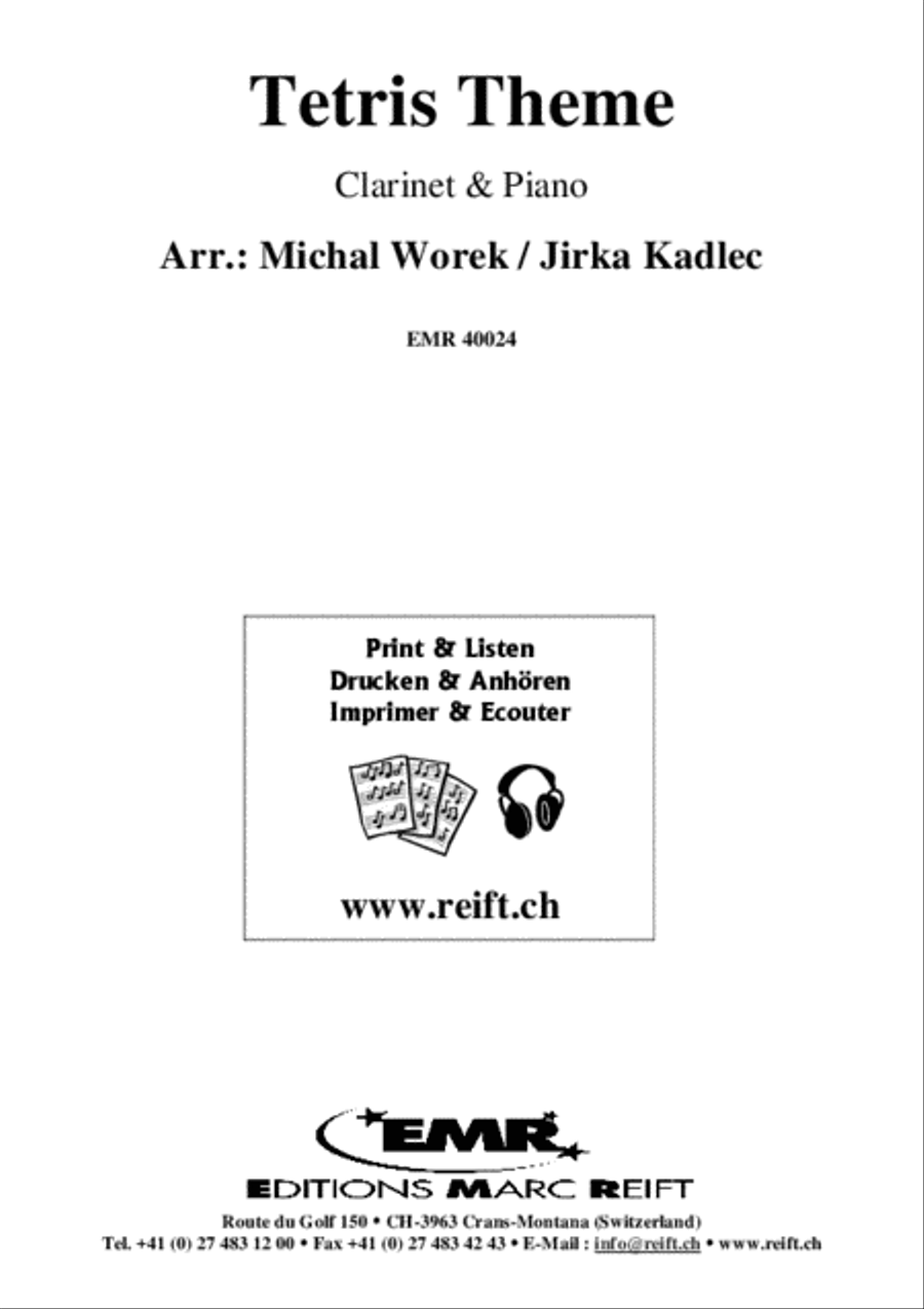 Tetris Theme Clarinet Solo scores gallery preview page 2