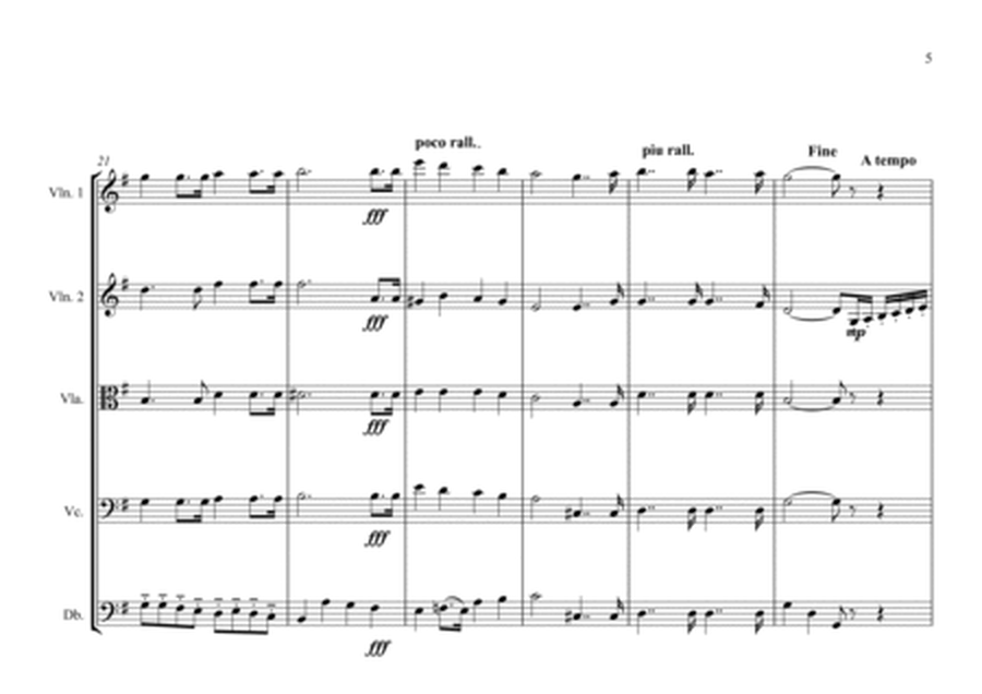 Andorran National Anthem (''El Gran Carlemany") for String Orchestra MFAO World National Anthem Seri image number null
