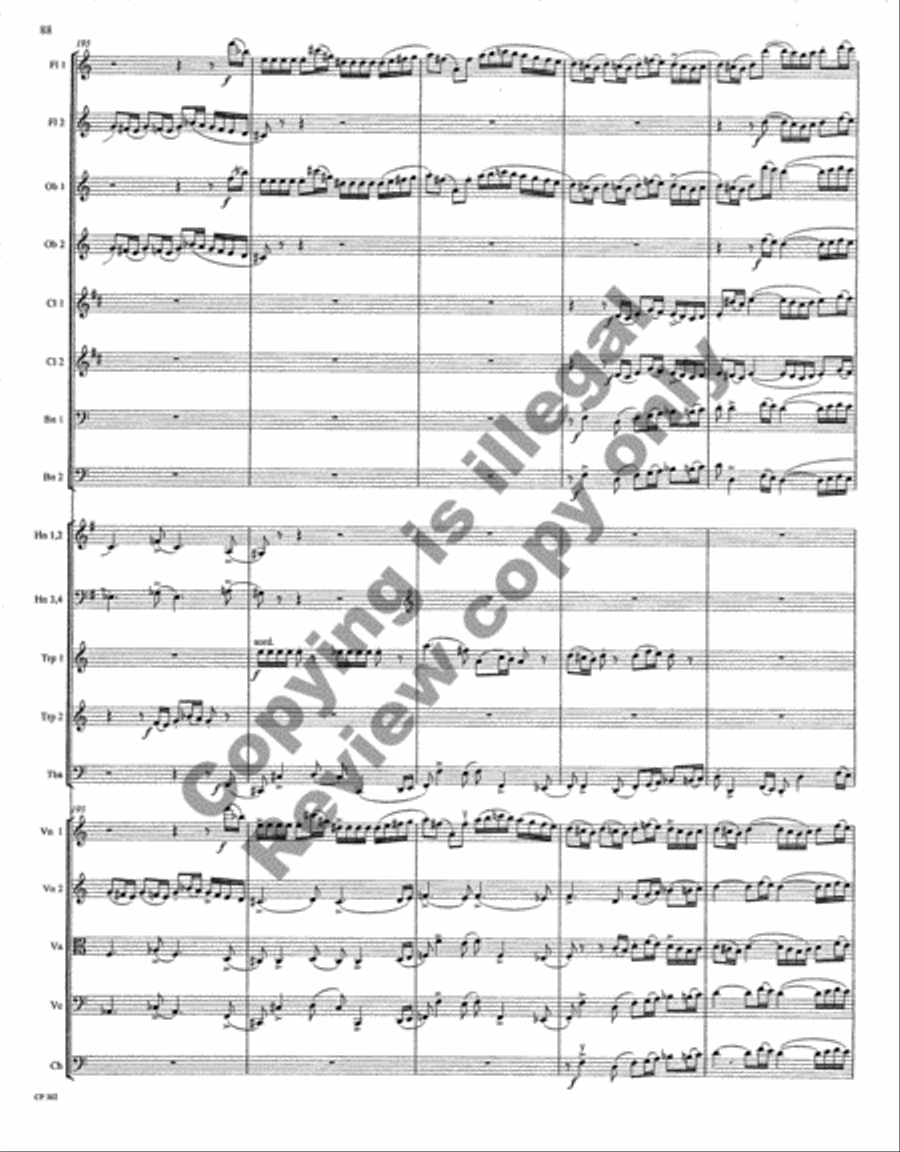 Symphony No. 1 Full Orchestra scores gallery preview page 192