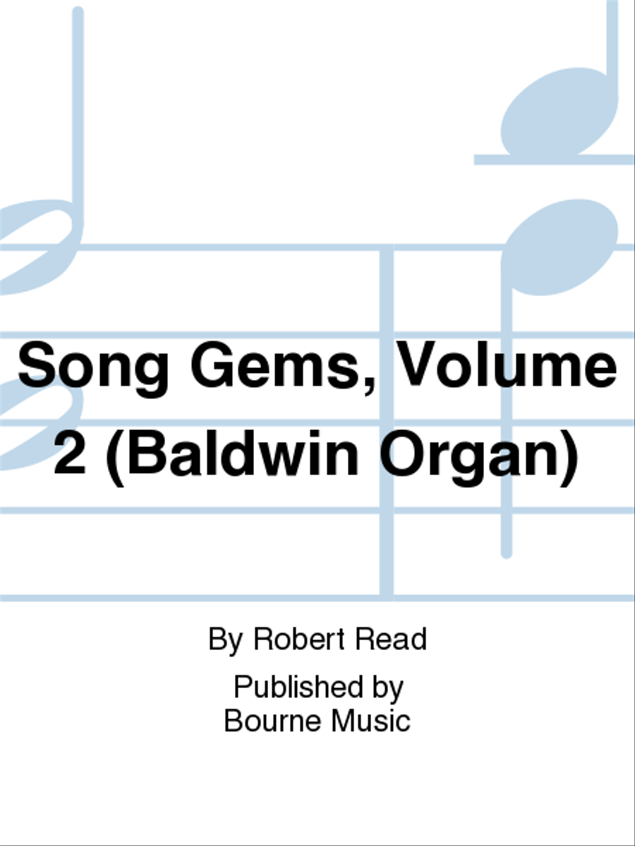 Song Gems, Volume 2 (Baldwin Organ) Organ scores gallery preview page 1