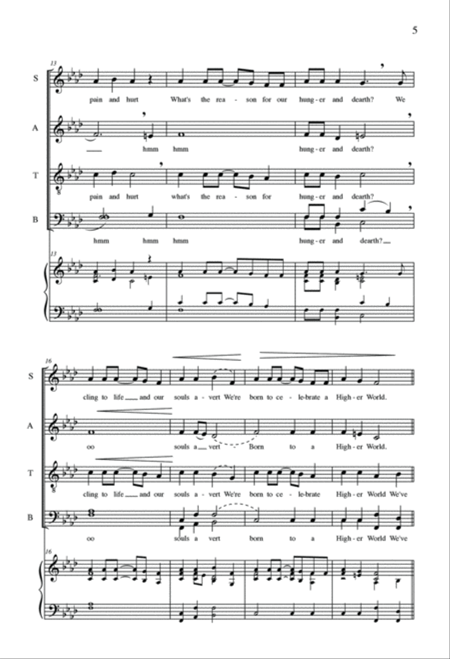 Why, Oh Why? 4-Part scores gallery preview page 4