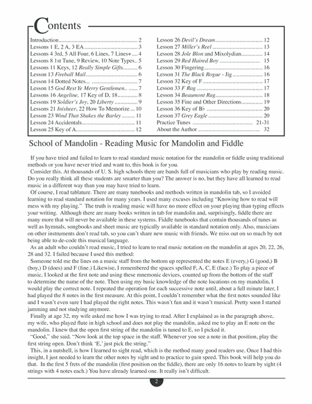 Reading Standard Music Notation for Mandolin & Fiddle image number null