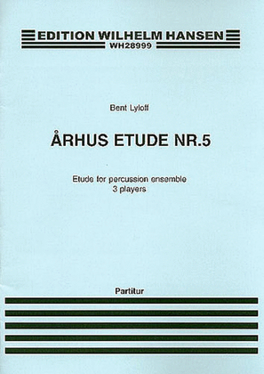 Book cover for Lylloff Arhus Etude No.05 For Percussion