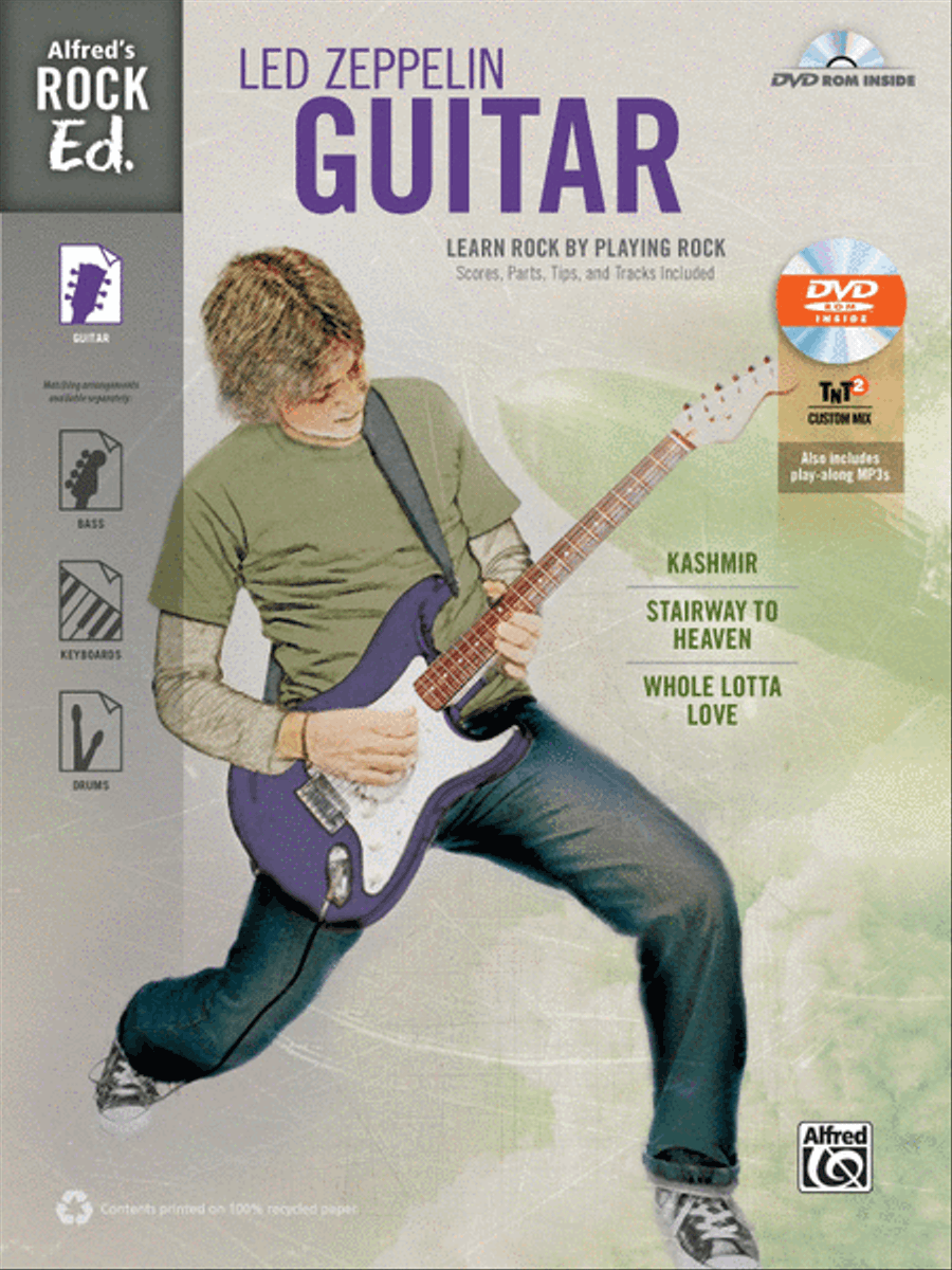 Alfred's Rock Ed. -- Led Zeppelin Guitar Guitar Tablature scores gallery preview page 1